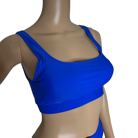 Blue 2 Piece Bikini NWOT Small - Picture 2 of 5